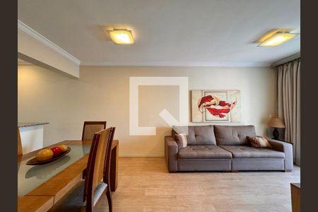 Sala de apartamento à venda com 3 quartos, 88m² em Vila Bastos, Santo André