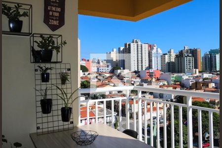 Varanda Gourmet de apartamento à venda com 2 quartos, 68m² em Osvaldo Cruz, São Caetano do Sul