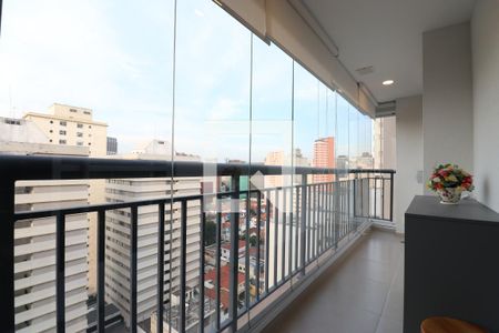 Varanda de apartamento à venda com 1 quarto, 48m² em Vila Pompéia, São Paulo