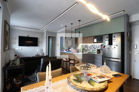 Sala de Jantar de apartamento à venda com 1 quarto, 48m² em Vila Pompéia, São Paulo