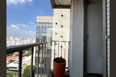 Varanda do Quarto de apartamento para alugar com 1 quarto, 46m² em Vila Clementino, São Paulo