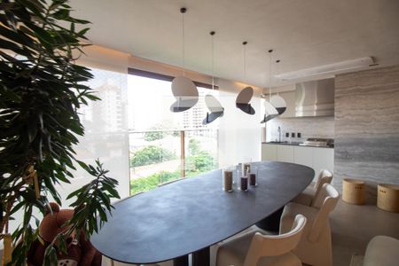 Sala de Jantar de apartamento à venda com 2 quartos, 110m² em Brooklin Novo, São Paulo