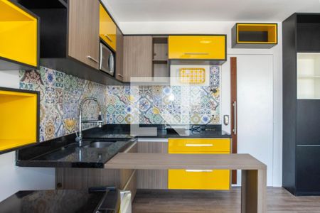 Cozinha de kitnet/studio para alugar com 1 quarto, 38m² em Vila Augusta, Guarulhos