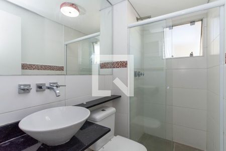 Banheiro de kitnet/studio para alugar com 1 quarto, 38m² em Vila Augusta, Guarulhos