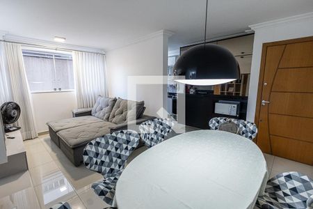 Sala de apartamento à venda com 2 quartos, 72m² em Castelo, Belo Horizonte