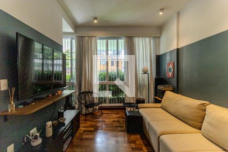 Sala de apartamento para alugar com 3 quartos, 123m² em Higienópolis, São Paulo