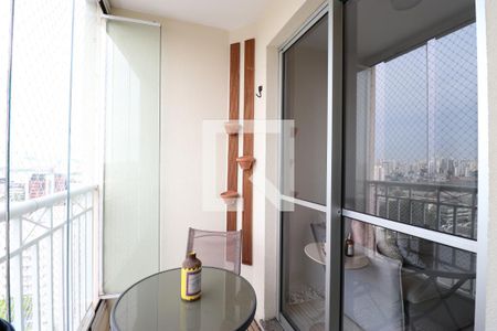 Varanda da Sala de apartamento à venda com 2 quartos, 63m² em Água Branca, São Paulo