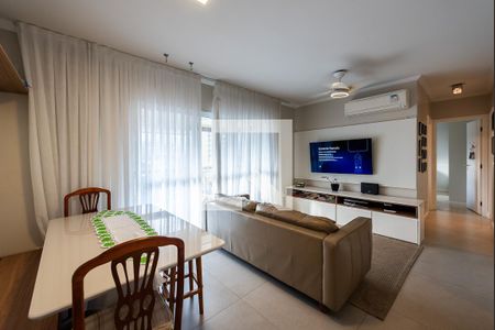 Sala de apartamento para alugar com 3 quartos, 179m² em Gonzaga, Santos
