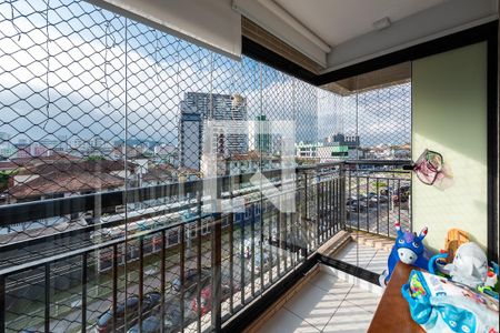 Varanda de apartamento para alugar com 3 quartos, 179m² em Gonzaga, Santos