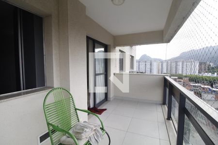 Varanda da Sala de apartamento para alugar com 3 quartos, 86m² em Jacarepaguá, Rio de Janeiro