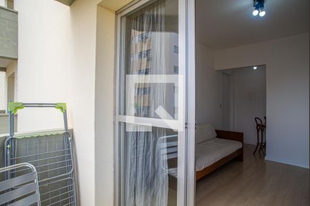 Varanda da Sala de apartamento à venda com 1 quarto, 48m² em Morro dos Ingleses, São Paulo