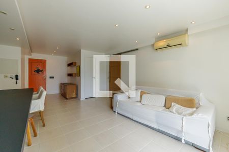 Sala de apartamento à venda com 1 quarto, 60m² em Barra da Tijuca, Rio de Janeiro