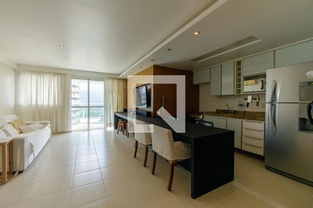 Sala de apartamento à venda com 1 quarto, 60m² em Barra da Tijuca, Rio de Janeiro