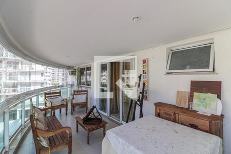 Varanda de apartamento à venda com 3 quartos, 113m² em Recreio dos Bandeirantes, Rio de Janeiro