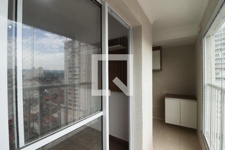 Varanda da Sala de apartamento para alugar com 2 quartos, 45m² em Vila Guaca, São Paulo