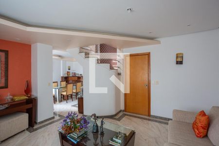Sala de apartamento à venda com 5 quartos, 240m² em São Pedro, Belo Horizonte