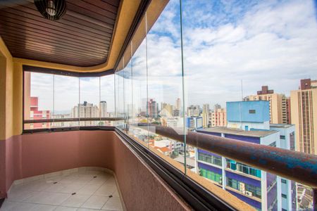 Varanda da sala de apartamento à venda com 4 quartos, 170m² em Centro, Santo André