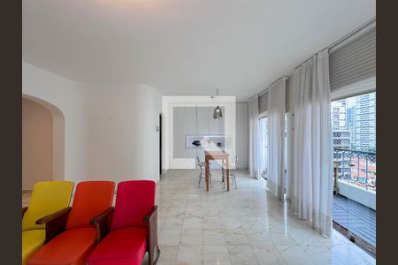 Sala de apartamento à venda com 3 quartos, 135m² em Cidade Monções, São Paulo