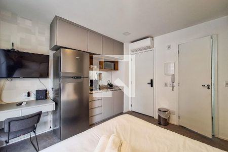 Sala/quarto/cozinha de apartamento para alugar com 1 quarto, 34m² em Vila Mariana, São Paulo
