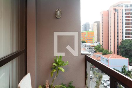 Varanda da Sala de apartamento para alugar com 3 quartos, 110m² em Indianópolis, São Paulo