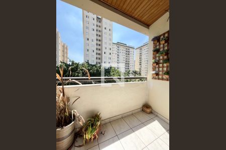 Varanda de apartamento à venda com 2 quartos, 60m² em Vila Paulista, São Paulo