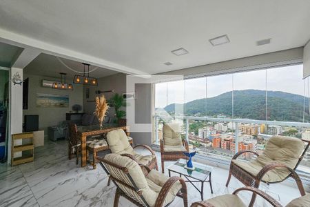 Varanda de apartamento para alugar com 2 quartos, 71m² em Loteamento João Batista Julião, Guarujá