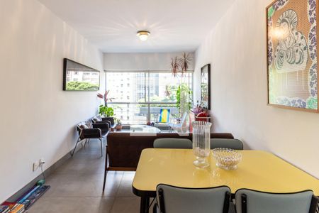 Sala de apartamento à venda com 1 quarto, 75m² em Vila Buarque, São Paulo