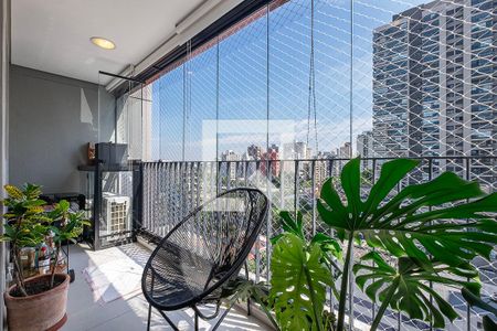 Sala - Varanda de apartamento para alugar com 2 quartos, 74m² em Pinheiros, São Paulo
