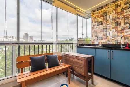 Varanda Gourmet de apartamento para alugar com 3 quartos, 110m² em Alphaville Empresarial, Barueri