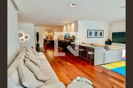 Sala  de apartamento para alugar com 3 quartos, 220m² em Lagoa, Rio de Janeiro