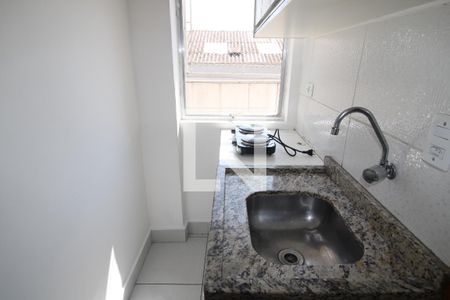 Sala/Cozinha de kitnet/studio para alugar com 1 quarto, 17m² em Vila Marieta, São Paulo