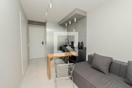 Sala/Cozinha de apartamento para alugar com 1 quarto, 25m² em Bela Vista, São Paulo