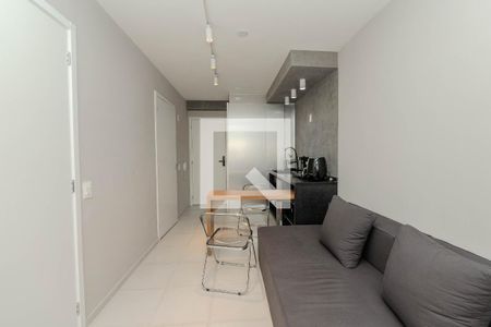 Sala/Cozinha de apartamento para alugar com 1 quarto, 25m² em Bela Vista, São Paulo