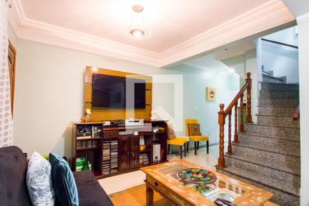 Sala de casa para alugar com 3 quartos, 200m² em Vila Scarpelli, Santo André
