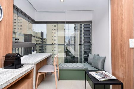 Sala de apartamento para alugar com 1 quarto, 27m² em Jardim Paulista, São Paulo