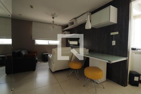 Studio para alugar com 34m², 1 quarto e 2 vagasSala