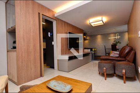 Sala de apartamento à venda com 2 quartos, 160m² em Sagrada Família, Belo Horizonte