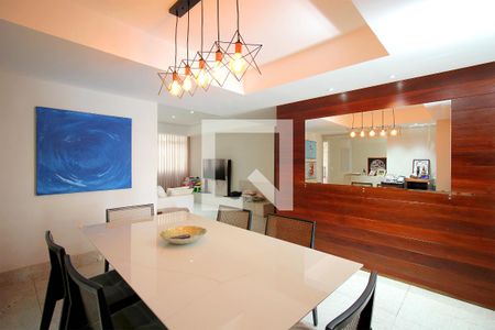 Sala de Jantar de apartamento à venda com 4 quartos, 136m² em Sion, Belo Horizonte
