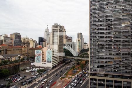 Vista do Quarto de kitnet/studio para alugar com 1 quarto, 29m² em Centro Histórico de São Paulo, São Paulo