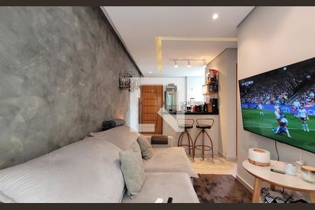 Sala de apartamento para alugar com 2 quartos, 50m² em Vila Assunção, Santo André