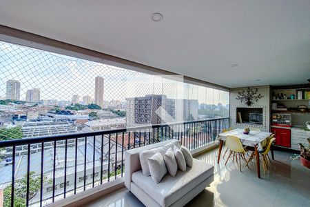 Varanda da Sala de apartamento para alugar com 3 quartos, 178m² em Mooca, São Paulo