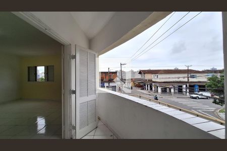 Varanda da sala de apartamento para alugar com 3 quartos, 116m² em Vila Antartica, Praia Grande