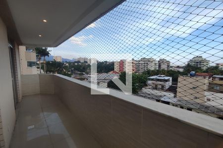 Varanda de apartamento para alugar com 3 quartos, 88m² em Pechincha, Rio de Janeiro