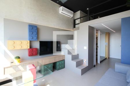 Sala de kitnet/studio para alugar com 1 quarto, 27m² em Moema, São Paulo