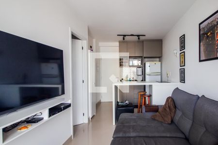 4 Sala de apartamento à venda com 1 quarto, 34m² em República, São Paulo