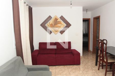 Sala de apartamento para alugar com 2 quartos, 65m² em Dona Clara, Belo Horizonte