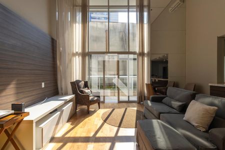 sala de apartamento para alugar com 2 quartos, 150m² em Vila Nova Conceição, São Paulo