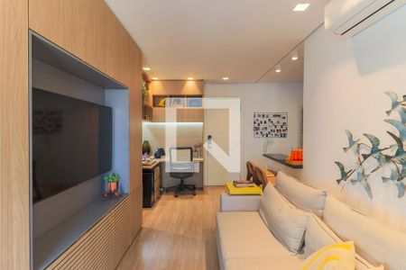 Sala de apartamento à venda com 1 quarto, 51m² em Vila Gertrudes, São Paulo