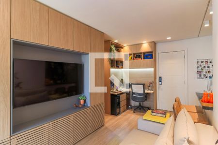 Sala de apartamento à venda com 1 quarto, 51m² em Vila Gertrudes, São Paulo