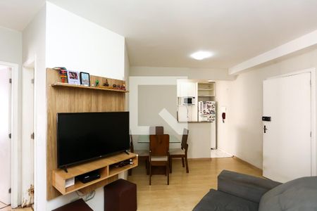 Sala de apartamento para alugar com 2 quartos, 52m² em Parque Taboão, Taboão da Serra